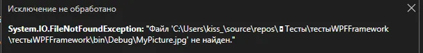 FileNotFoundException: Файл bin/Debug/MyPicture.jpg не найден
