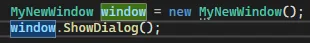 Замена window.Show() на window.ShowDialog()